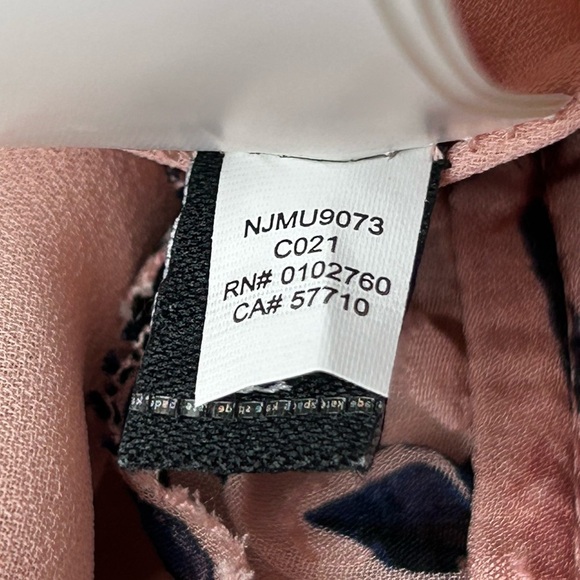 Kate Spade Prairie Rose Silk Mini Dress Pink Peony Floral Print Ruffle 8 - Picture 12 of 13